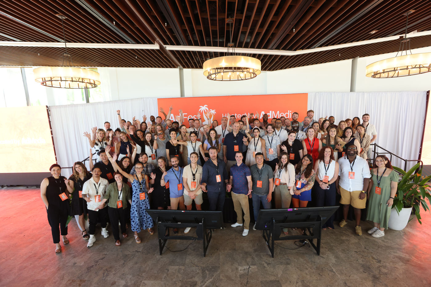Ad.com team group photo at AdFest