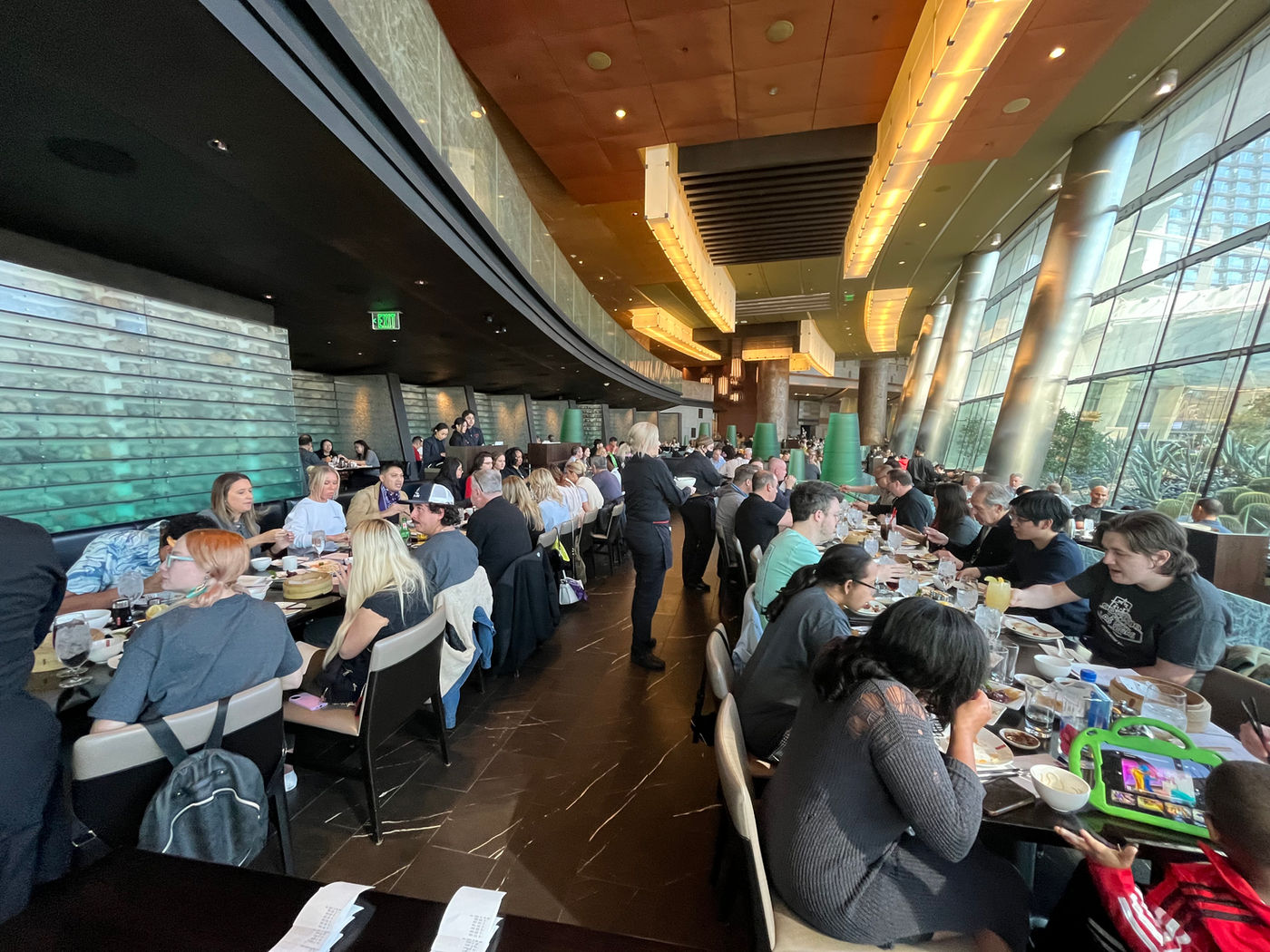 Team brunch at the restaurant